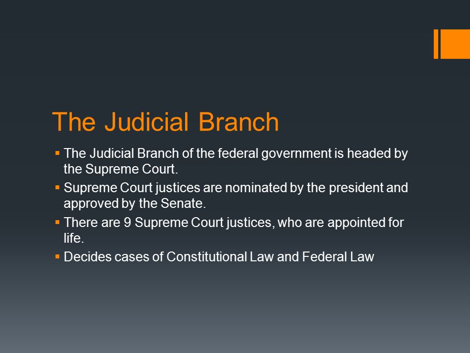The judicial branch is headed by 2025
